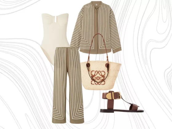 Seaside Minimalism A Coastal Capsule of Stripes Neutrals