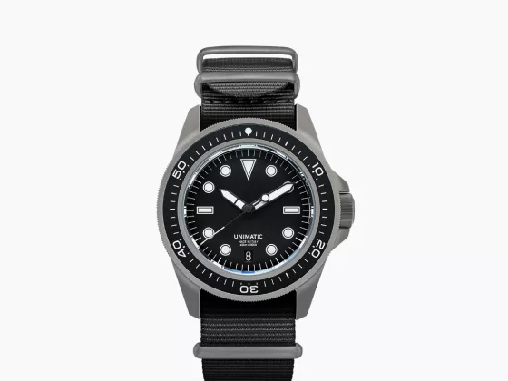 Unimatic Pro Diver U1 S T PD6 B Titanium Depth Meets Refined Design 02