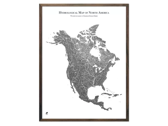Hydrological Map of North America Muir Way 02