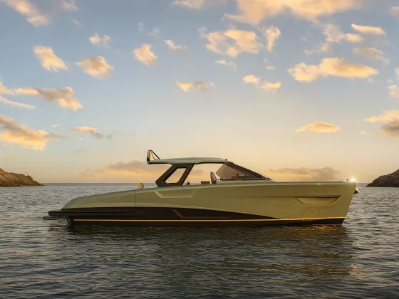 Astor 58 Italian Walkaround Yacht with Open Deck Design 01