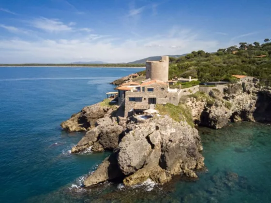 Torre San Pancrazio A Seafront Tower in Tuscany 01