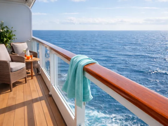 8 things you should never do in your cruise cabin hanging clothes or towels on the balcony railing