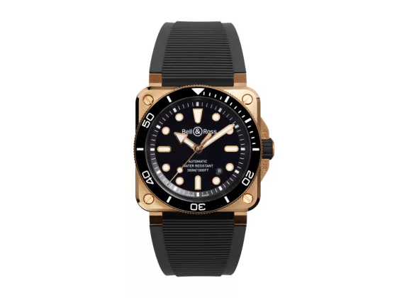 1 BELL ROSS BR 03 DIVER BLACK BRONZE