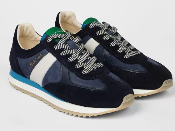 1 Paul Smith Navy Vignola Trainers