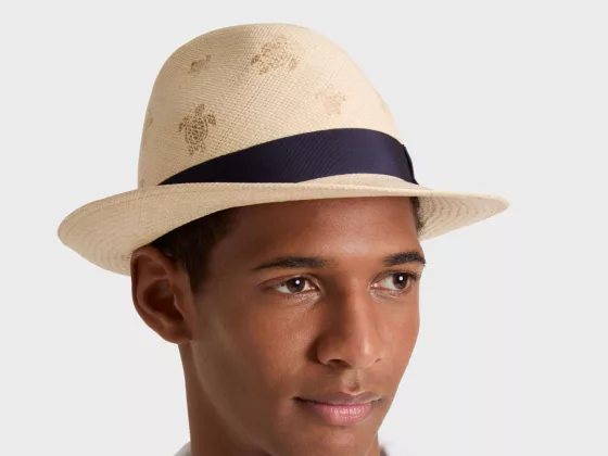 1 Men Straw Hat Vilebrequin x Borsalino