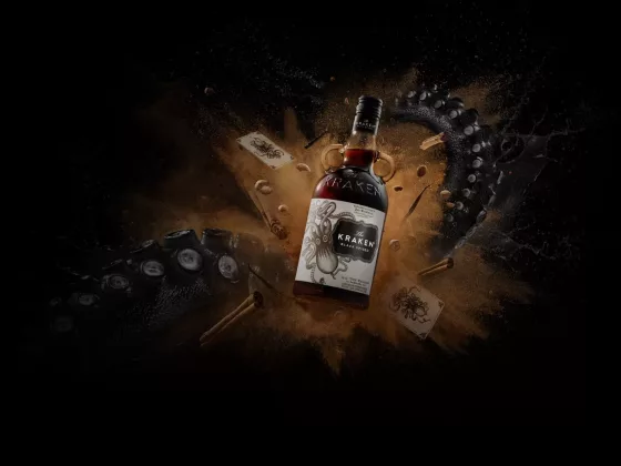 The Kraken Original Black Spiced Rum Darkness Beneath the Waves 01