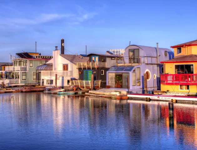 The floating homes of sausalito a community