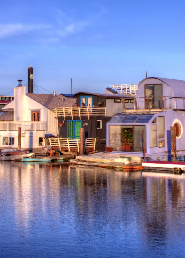 The floating homes of sausalito a community