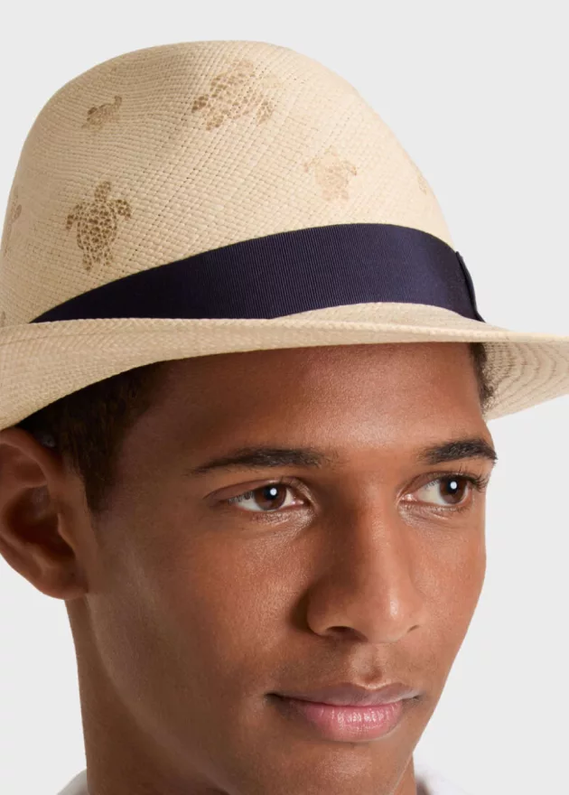 1 Men Straw Hat Vilebrequin x Borsalino