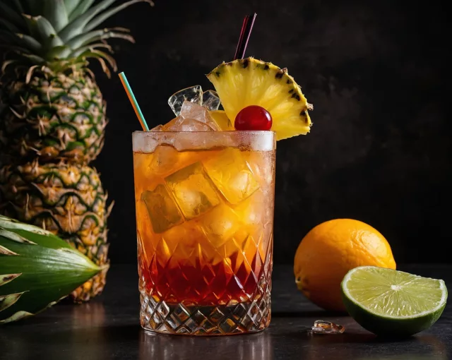 Mai tai recipe serving suggestions