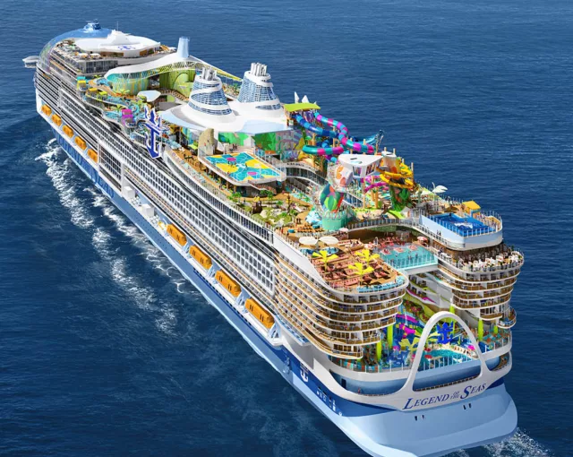 Legend of the seas design and atmosphere