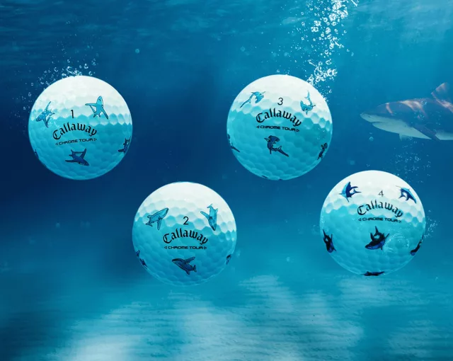 Callaway Chrome Tour Sharks Golf Balls Precision with a Predators Edge0 01