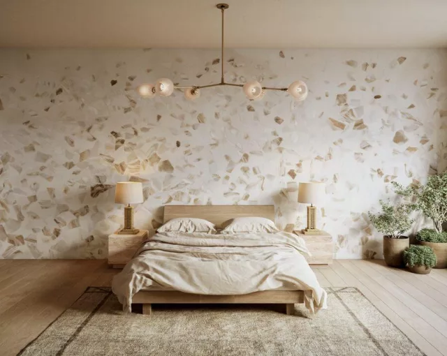 Calico Wallpaper Abalone Collection Whispered Seas Silken Shells 01