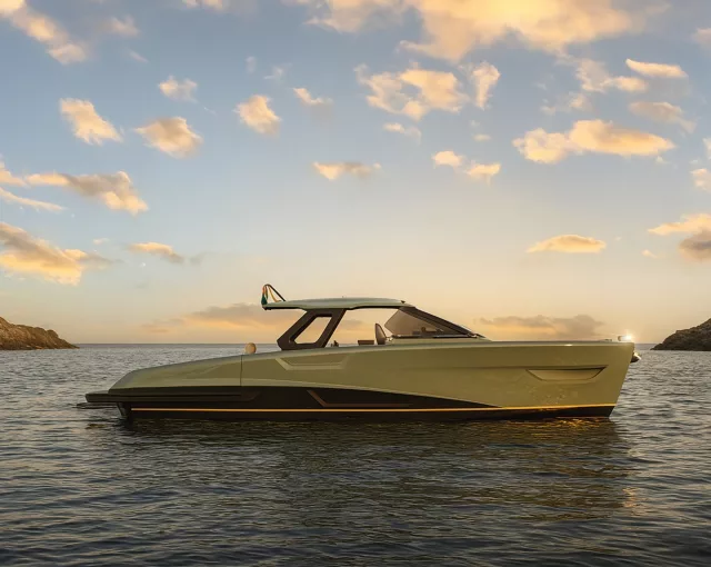Astor 58 Italian Walkaround Yacht with Open Deck Design 01