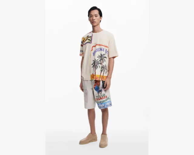 Buena Vida Postcard T Shirt by Desigual 04