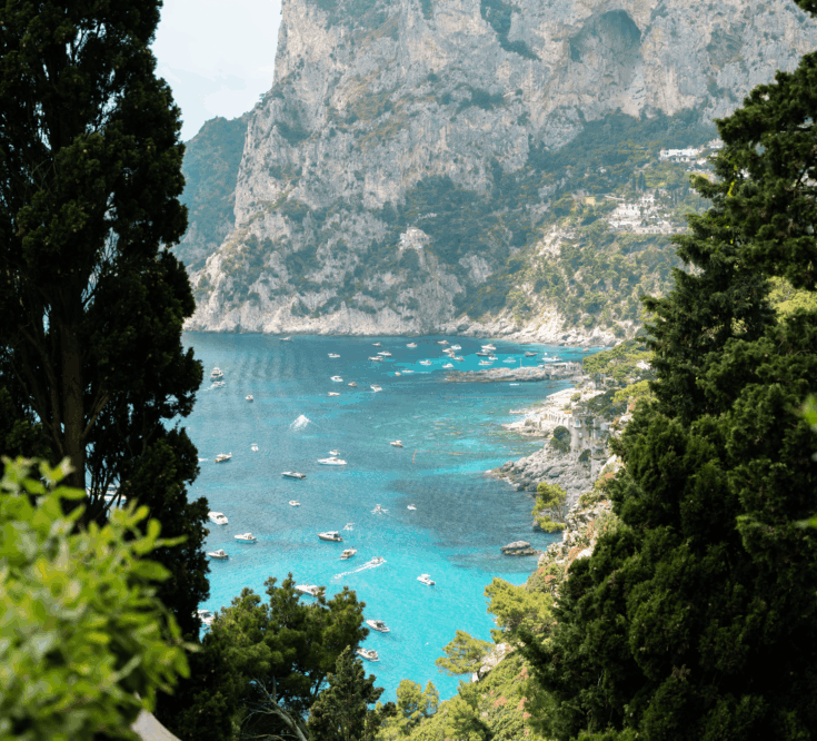 Tyrrhenian sea coast capri italy 1
