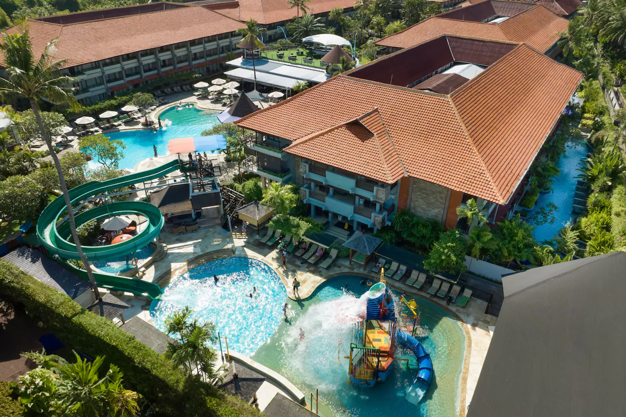 Family pool area at Bali Dynasty Resort Hotel, ranked among the best beach resorts in Bali