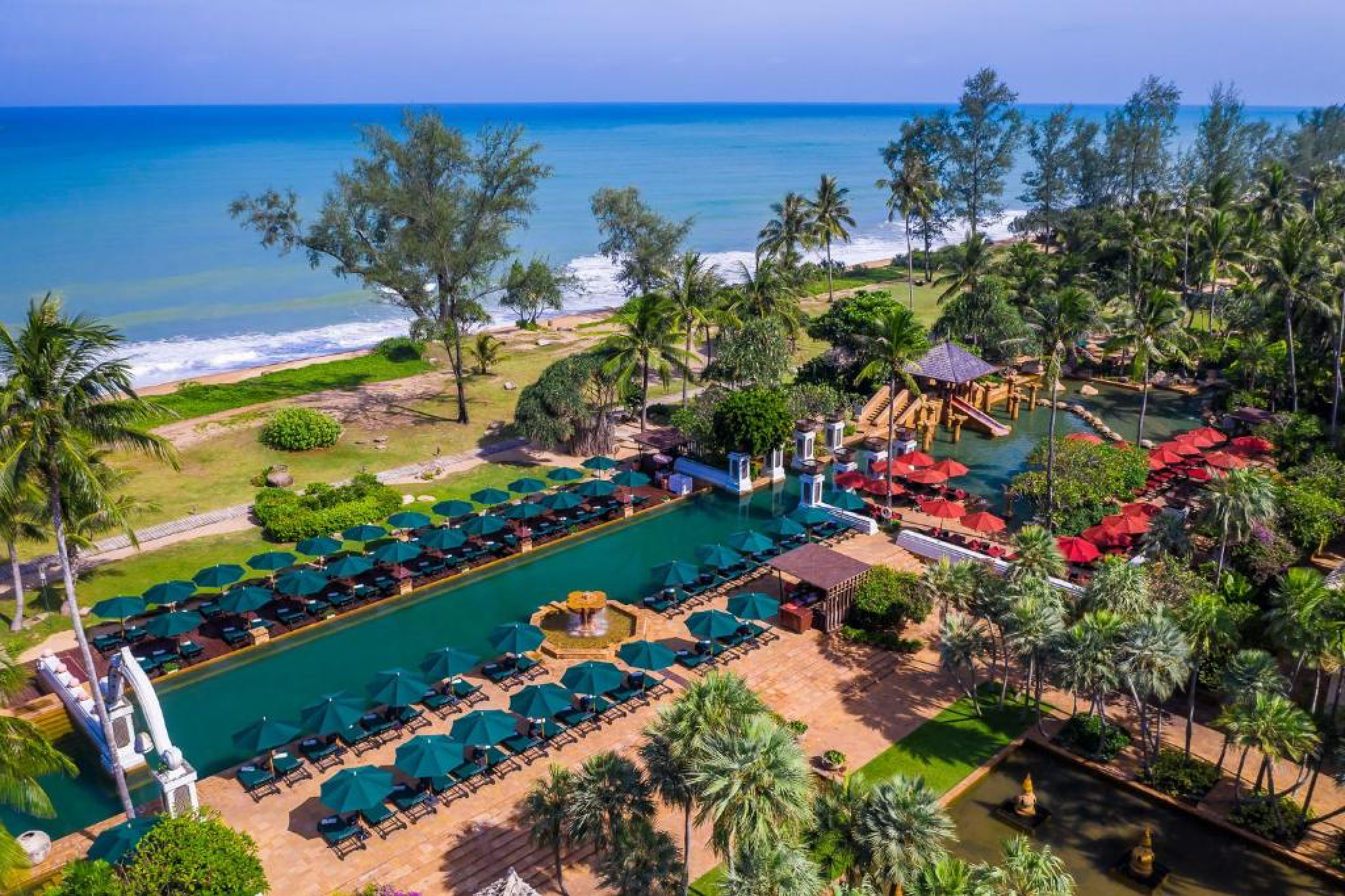 JW Marriott Phuket Resort & Spa on Mai Khao Beach with lagoon-style pools and beachfront setting — securing its place among the best beach resorts in Phuket.