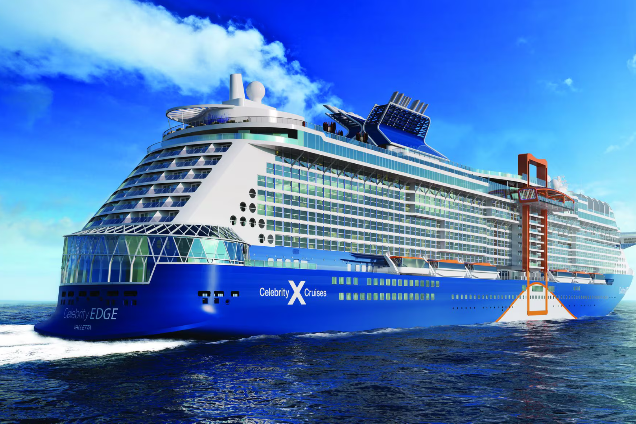 Celebrity Cruises ship at sea showcasing modern design and luxury amenities, providing a refined yet family-friendly experience among the Best Cruises for Families.