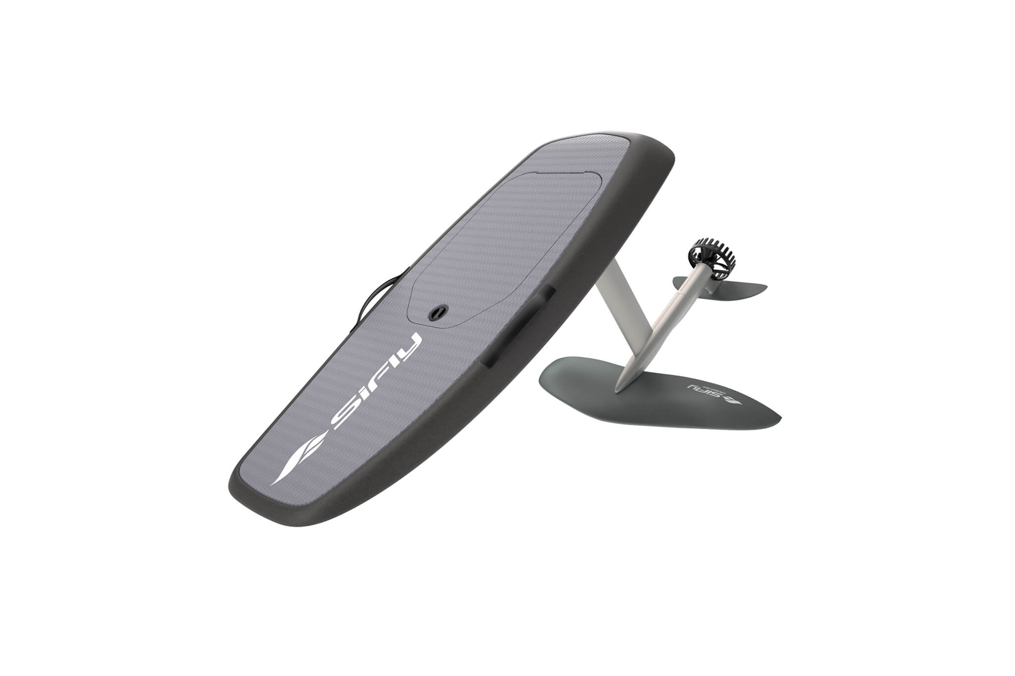 SiFly Rider efoil board with soft-top construction and modular setup, ranked second among the best efoil boards in 2025 for versatility and stability.