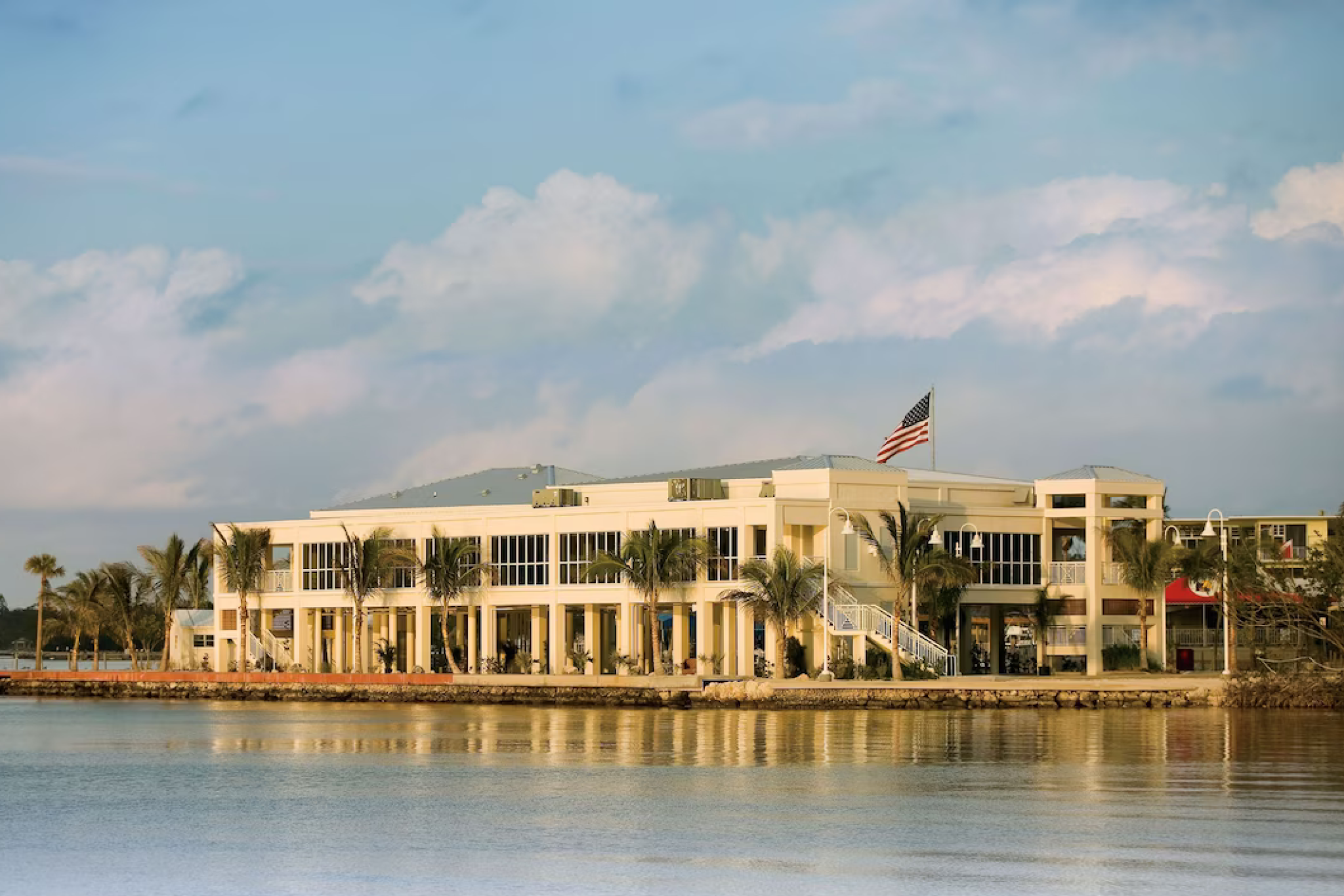Waterfront view of The Reefhouse Resort & Marina in Key Largo, ranked number one among the best resorts in Florida Keys for 2025.