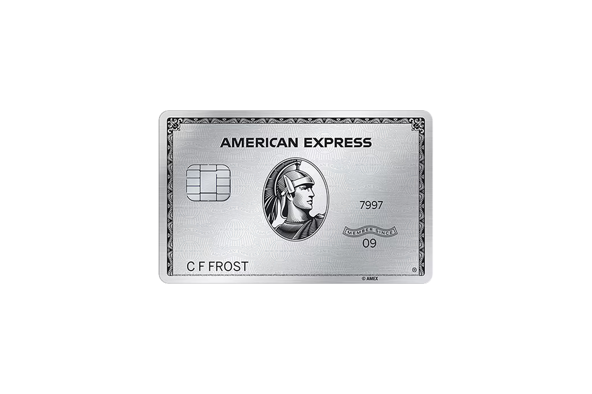 A silver metallic American Express Platinum Card, known as the best luxury travel credit card in 2026, featuring global lounge access, 5x points on flights and hotels, premium concierge service, and extensive annual travel credits.