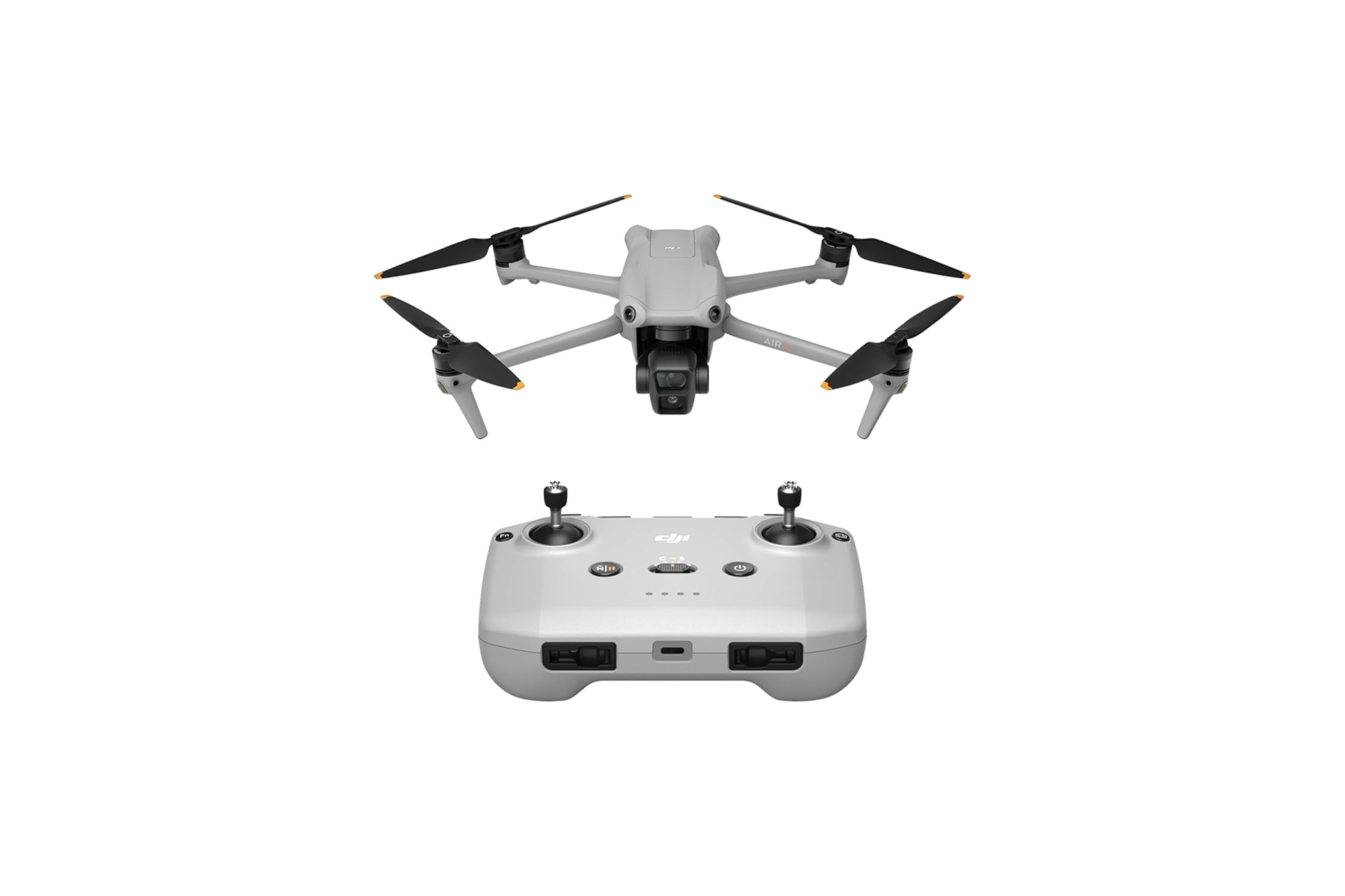 an image of DJI Air 3, one of the best travel drones, best for image quality