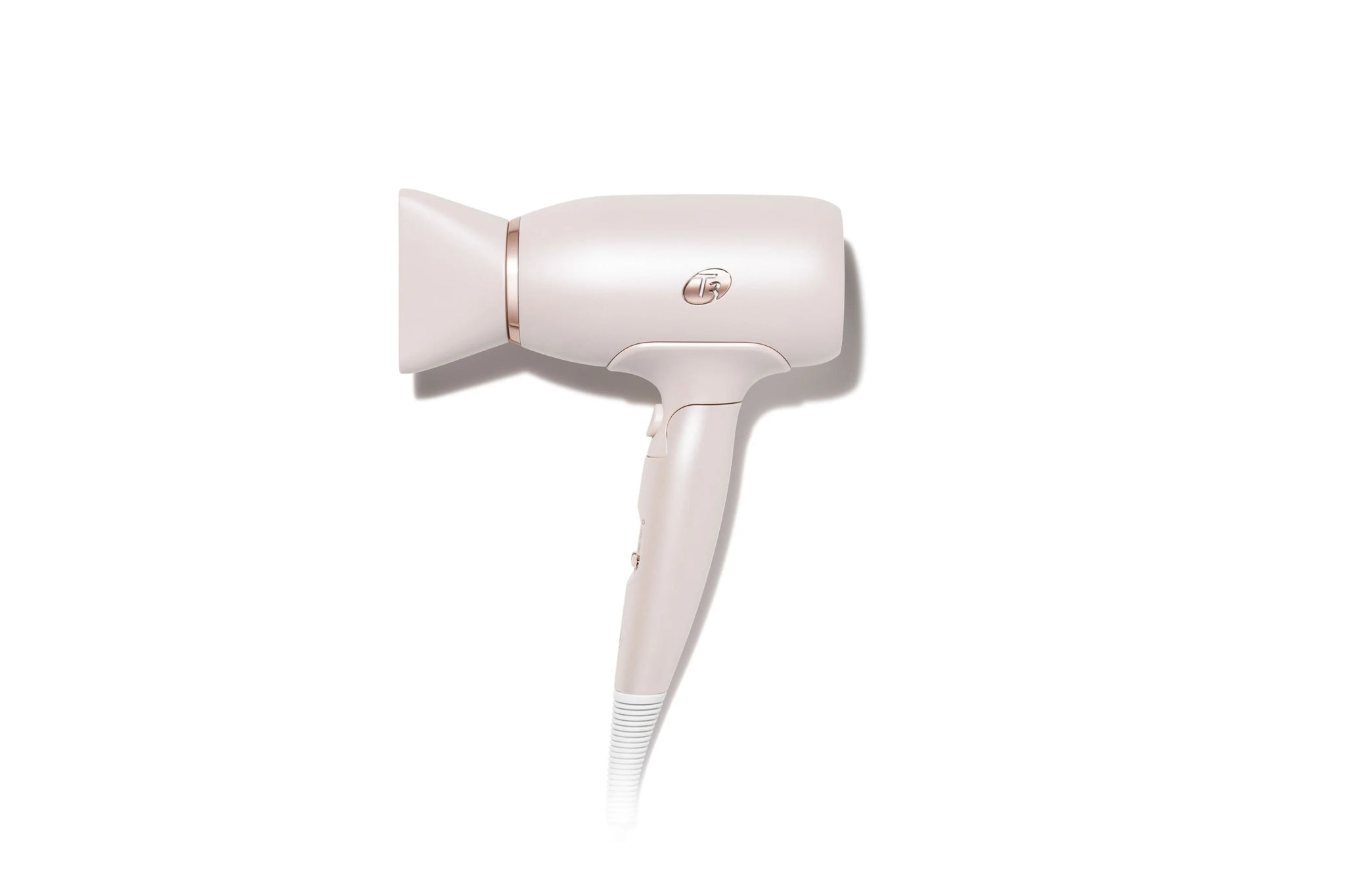 T3 Afar Lightweight Hair Dryer in sleek white finish – premium dual-voltage model leading the Best Travel Hair Dryer lineup for portability and performance.