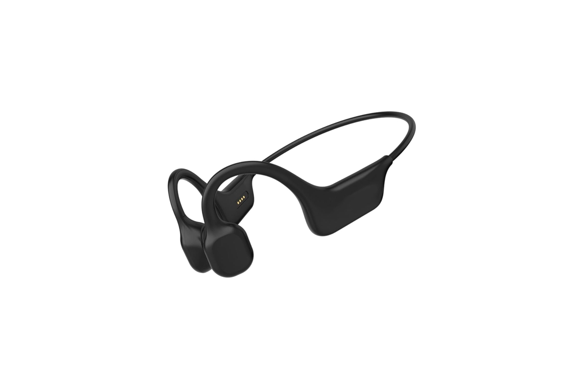 SANOTO open-ear waterproof swimming headphones in black – versatile option in the best waterproof headphones for swimming list.