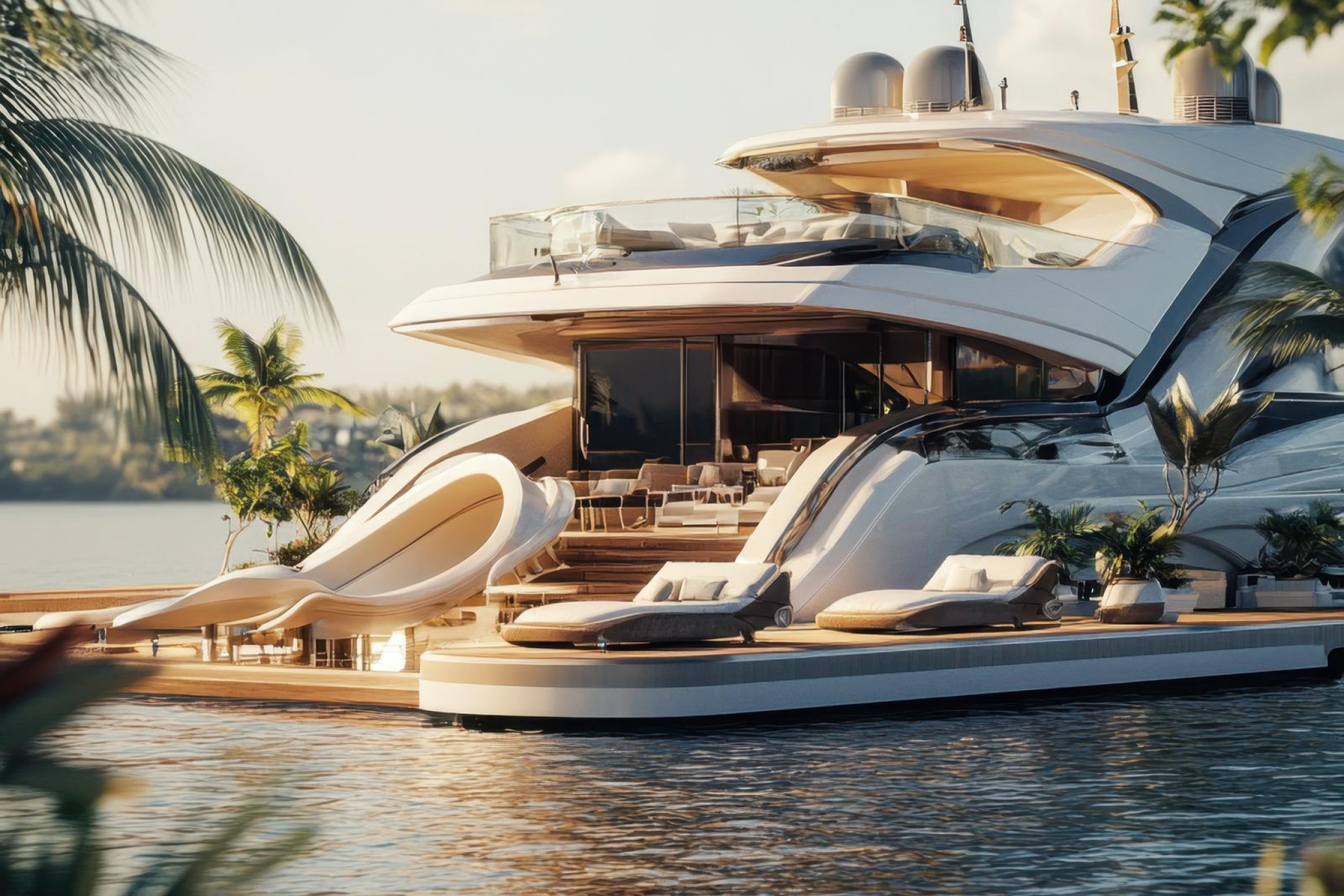 The luxurious cinema room inside a superyacht, one of the Most Fascinating Superyacht Facts demonstrating entertainment innovation and onboard amenities for guests.