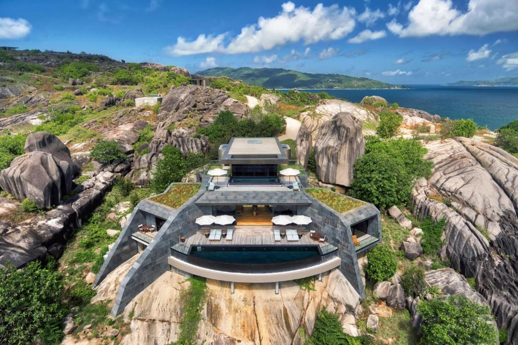 Six Senses Zil Pasyon, set among Seychelles’ granite boulders, celebrated as one of the most luxurious beach resorts in the world.