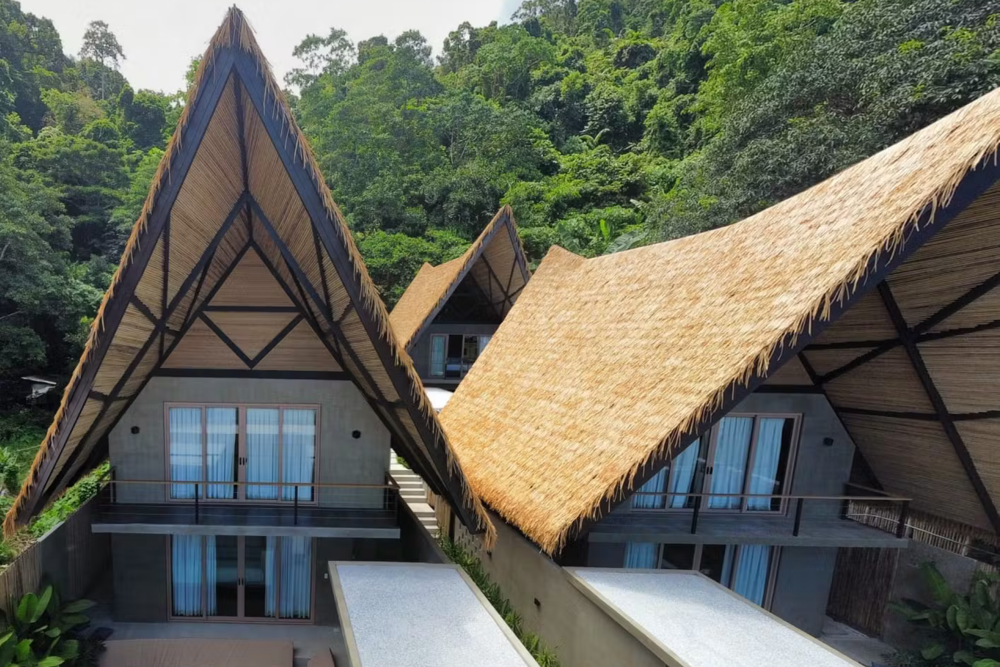 Tropical hillside villas with private pools and ocean views — where to stay in El Nido, Palawan.